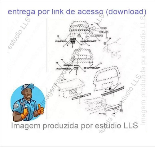 Catálogo Peças Gm Chevrolet Omega Suprema 1993 - 1996