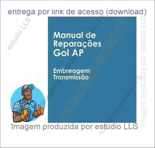 Manual Reparação Serviço Embreagem Transmissão Vw Gol Ap