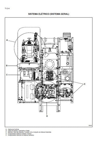 Manual De Serviço Escavadeira Hidraulica New Holland E215 L