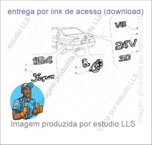 Catálogo Peças Alfa Romeo 164 3.0 V6 12v 1993 - 1997
