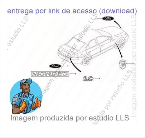 Catálogo Peças Ford Mondeo Ghia 2.0 16v 2002 - 2006