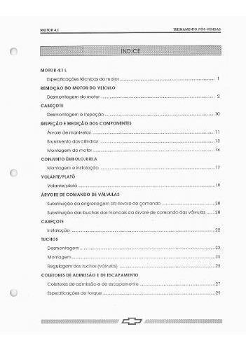 Manual Reparações Instrução Programada Gm Omega Motor 4.