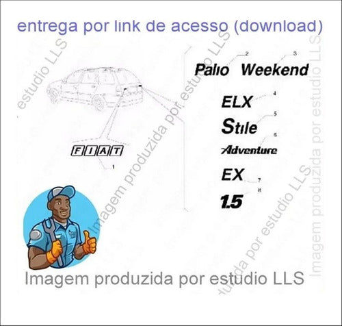 Catálogo Peças Fiat Palio Weekend 1.3 1.5 1.6 1.8 2001- 20