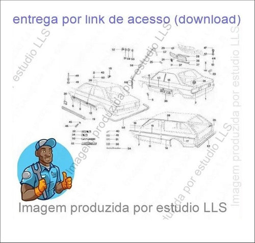 Catálogo Peças Volkswagen Vw Parati Quadrada 1982 - 1995