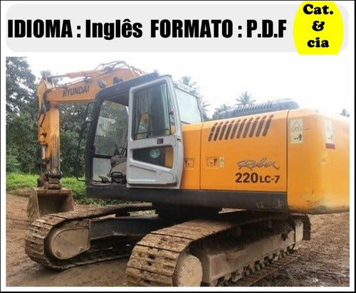 Catalogo De Pecas Escavadeira Hyundai - R210lc - 7h - (ingle