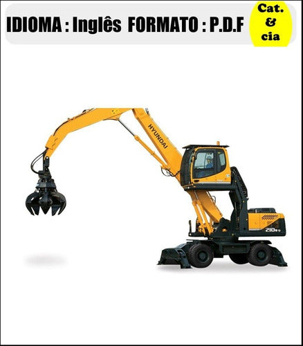 Catalogo De Pecas Escavadeira Hyundai - R210w-9mh - (ingles)