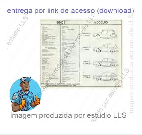Catálogo Peças Volkswagen Vw Brasilia Variant Tl 1973 - 19