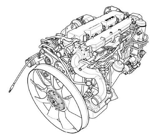Manual Serviço Reparação Motor Man D08 Em Português