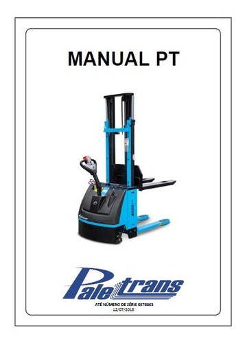 Manual Pecas E Usuario Paletrans Pt Serie 0378863