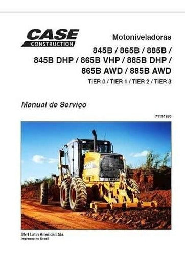Manual De Serviços Motoniveladora Case 845b / 865b / 885b