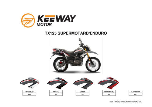 Catalogo Pecas Tx125 Suspensao Invertida Keeway -