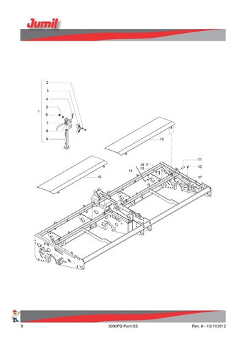 Catalogo De Peças Plantadeira Jumil 3090 Ss Pantográfica