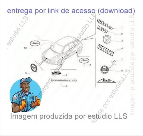 Catálogo Peças Fiat Stilo 1.8 16v Edição 450 Anos - 2004