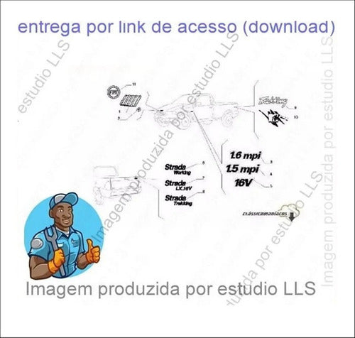 Catálogo Peças Fiat Strada Lx 1.5 1.6 1999 - 2002