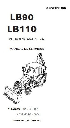 Manual De Serviços New Holland Lb110 Retroescavadeira