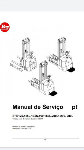 Manual De Serviço Bt Spe 125~200l