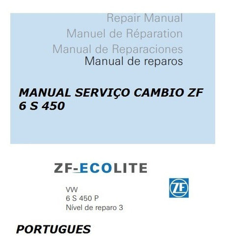 Manual Serviço Cambio Zf 6s 450 - Amarok Sprinter Manual