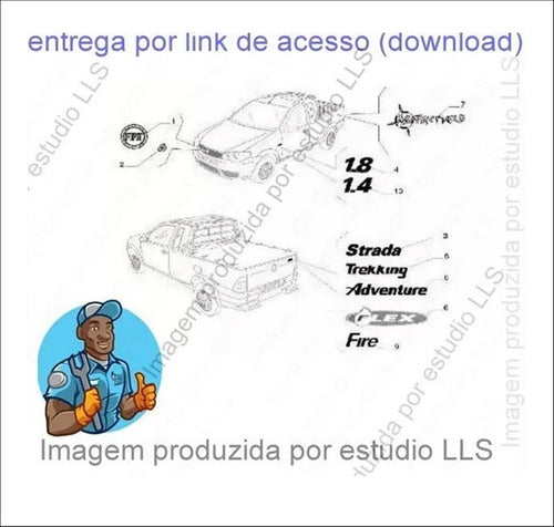 Catálogo Peças Fiat Strada Terceira Geração 2005 - 2008