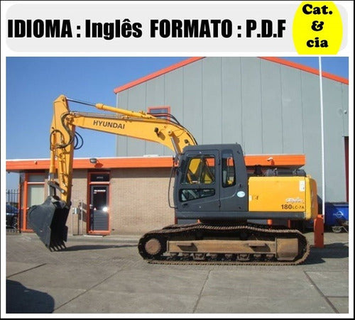Catalogo De Pecas Escavadeira Hyundai - R180lc - 7a - (ingle