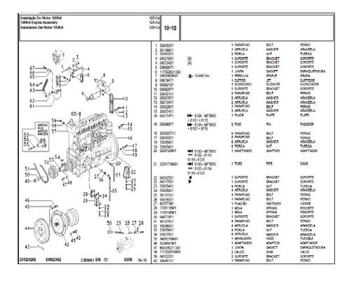 Catálogo De Peças Massey Fergusson 5650 Trator