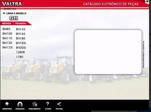 Catálogo Eletrônico De Peças Valtra 10.0 Maquinas Pesadas