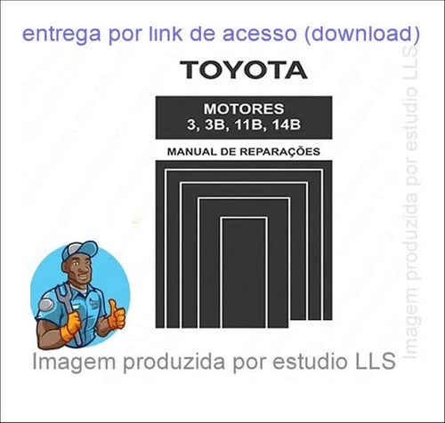 Manual Serviço Mecânico Oficina Motores Toyota 3 3b 11b 14b