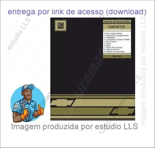 Manual Reparações Gm Chevette 1989 + Catálogo Peças Comp