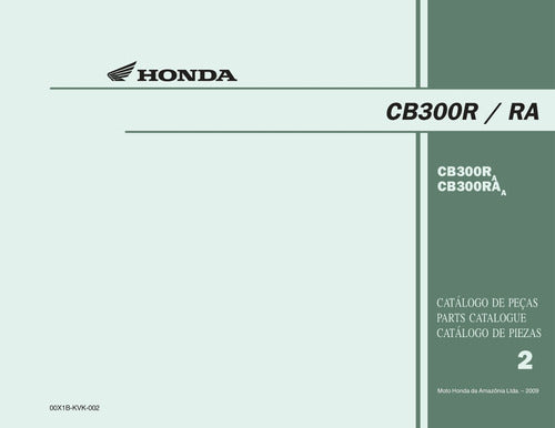 Catálogo De Peças Honda Cb300r Ra -