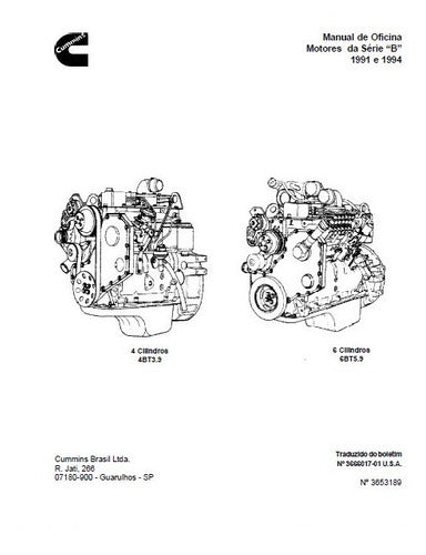 Manual De Serviço Motores Cummins 4 E 6 Cilindros