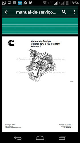Manual De Servico Motor Cummins Isc E Isl Cm5150
