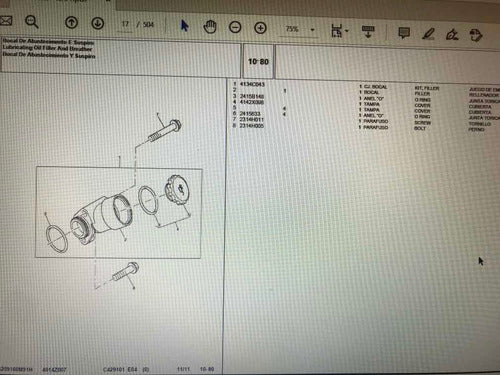 Catálogo Peças Trator Massey Ferguson 4291