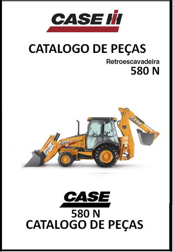 Catalogo De Peças Retroescavadeira Case Serie  580n