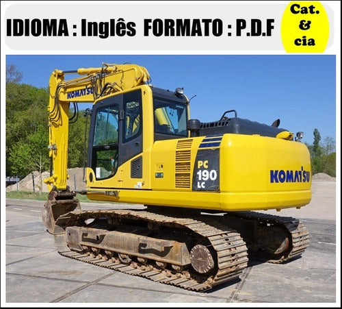Catalogo De Pecas Escavadeiras Komatsu - Pc190lc-8