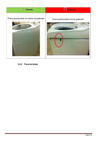 Manual Serviço Lavadeira Brastemp Bwh15a Bwk15a Bwn15a Bws15