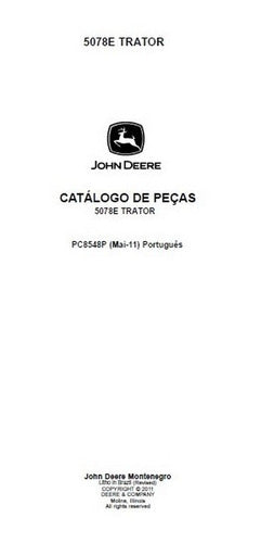 Catálogo De Peças John Deere Série E
