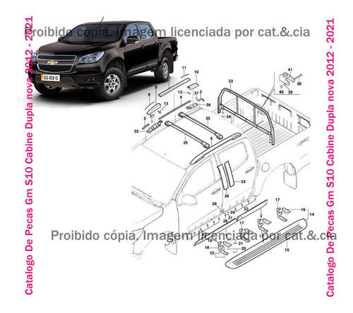 Catalogo De Pecas Gm S10 Cabine Dupla Nova 2012 - 2021