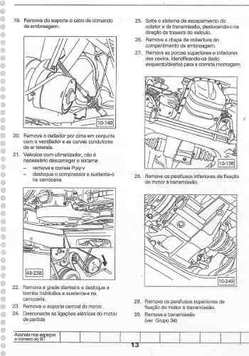 Manual Reparação Serviço Motor Volkswagen Ap 1.8 Ap 2.0