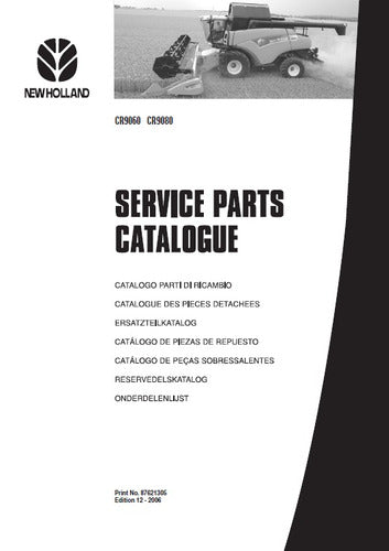 Catalogo De Peças New Holland Cr9060 E Cr9080