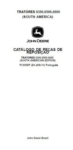 Catálogo De Peças John Deere 6300 Trator