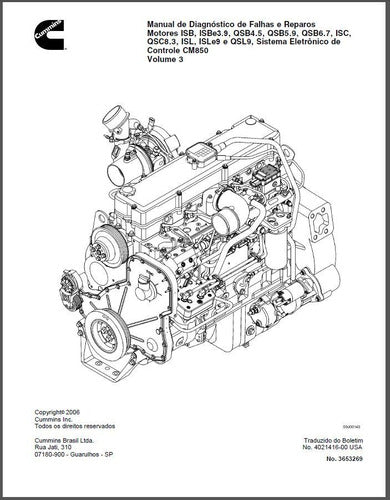 Manual De Diagnóstico Motores Isb, Isbe 3.9,qsb4.5, Qsb5.9