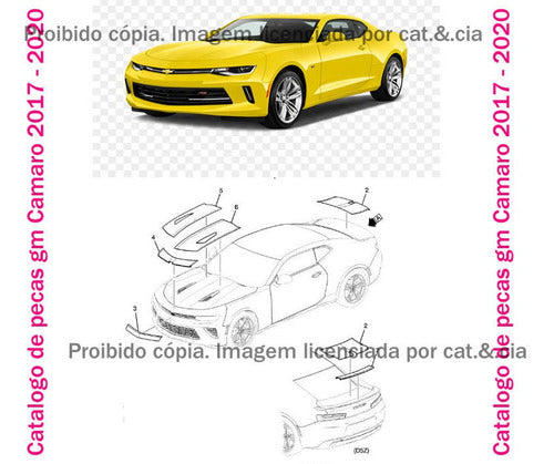 Catalogo De Pecas Gm Camaro 2017 - 2020