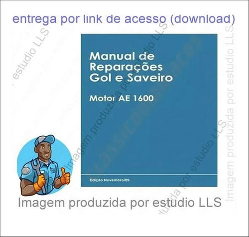 Manual Reparação Serviço Motor Ae 1.6 1600 Vw Gol Saveiro