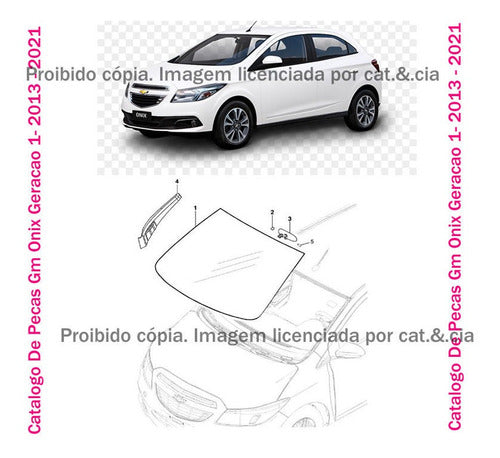 Catalogo De Pecas Gm Onix Geracao 1- 2013 - 2021