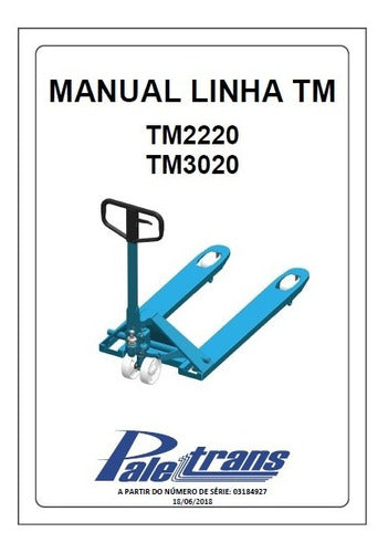Manual Pecas E Usuario Paletrans Linha Tm2220 Tm3020