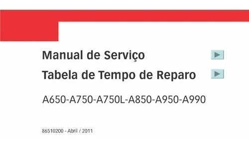 Manual De Serviço Trator Valtra Série A