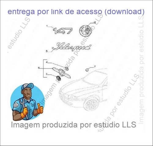 Catálogo Peças Alfa Romeo 147 2.0 Twin Spark 16v 2006