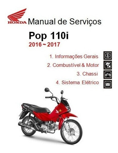Manual De Serviços - Honda Pop 110i 2016/2017