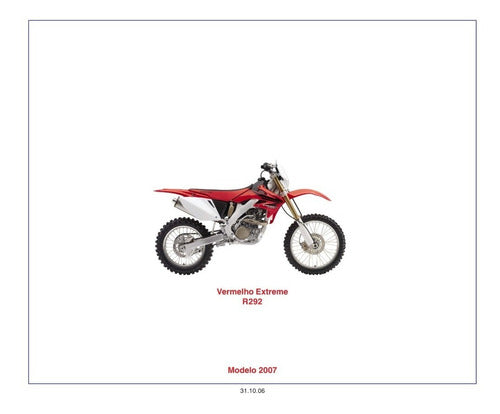 Catálogo De Peças Honda Crf250x 2004-2007 -
