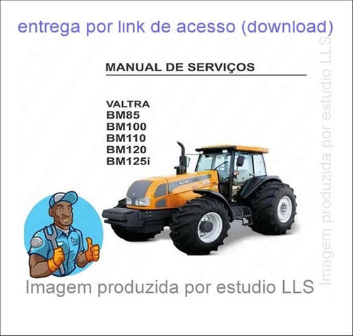 Manual Serviço Oficina Tratores Valtra Bm 85 100 110 120 125