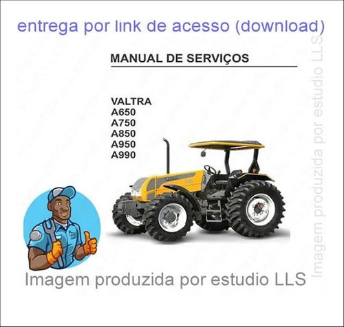 Manual Serviço Oficina Tratores Valtra A 650 750 850 950 990